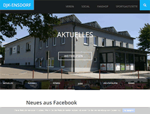 Tablet Screenshot of djk-ensdorf.de